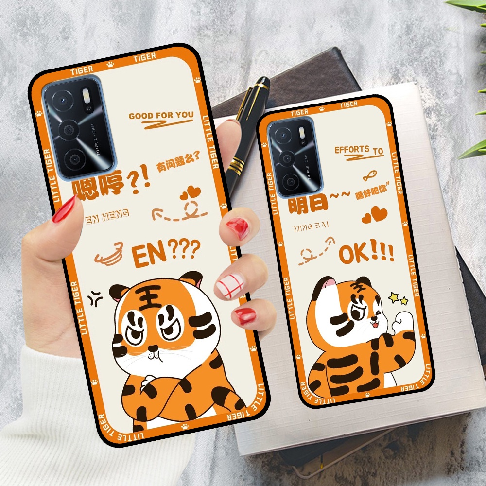 Ốp Oppo A16 / A16s in hình cặp đôi doremon, hổ, khủng long dễ thương