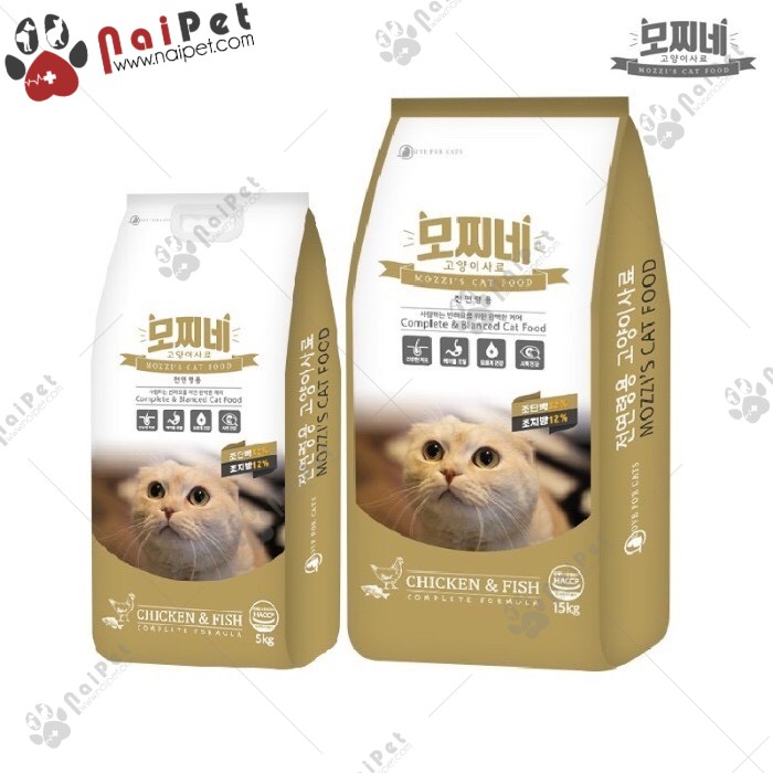 Thức Ăn Hạt Cho Mèo Mozzi’s Cat Food Hàn Quốc 1kg