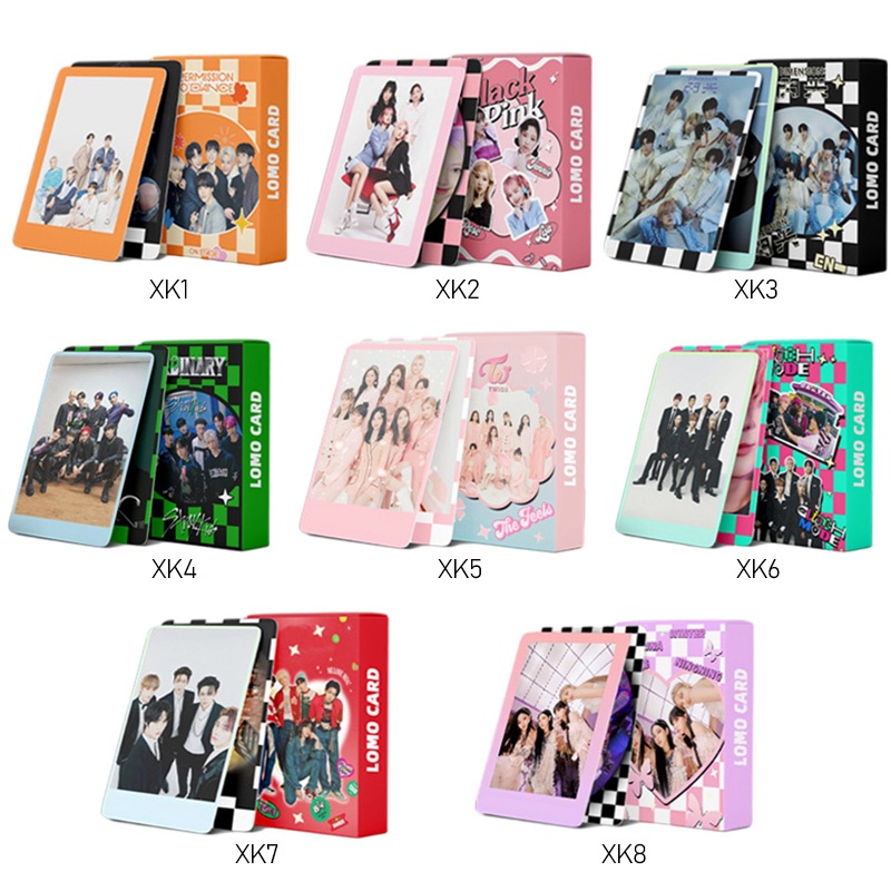flowersqueen Set 30 Tấm Thẻ Ảnh Nhóm Nhạc KPOP BLACKPINK (54 Cái)