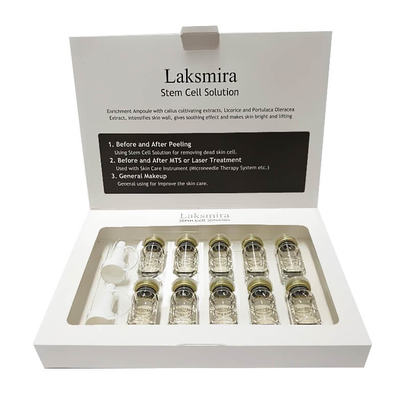 10 Lọ Serum Tế Bào Gốc Laksmira Hàn Quốc Phục Hồi Da sau Peel, Lăn Kim