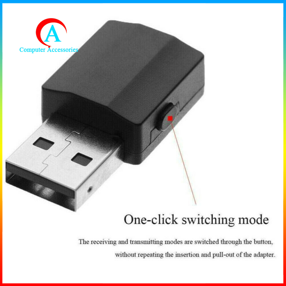 Usb Bluetooth 5.0 Kết Nối Không Dây 10m Cho Windows 10 8.1 8 7