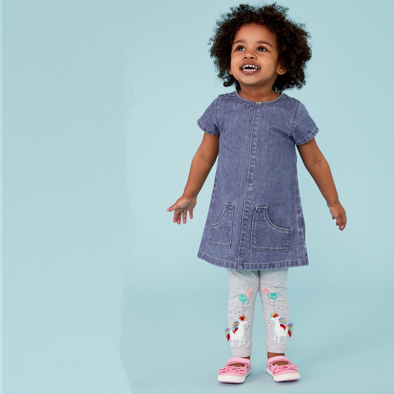 Quần Legging Họa Tiết Hoạt Hình Phong Cách Âu Mỹ Thời Trang Cho Bé Gái