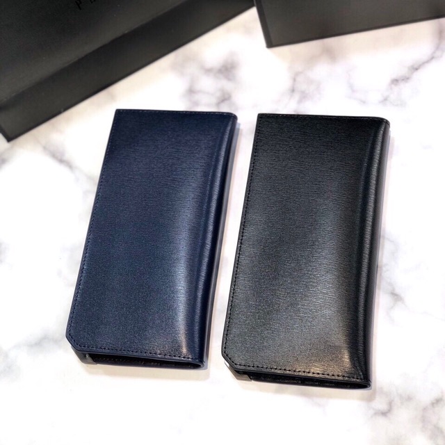 Ví unisex dài gập phối chéo