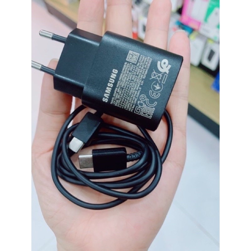 Bộ sạc nhanh 25W Zin sam sung A70,A80,A90,A71,S10,S20,S21,S20+,S21+,Note 10,note 20,Plus...
