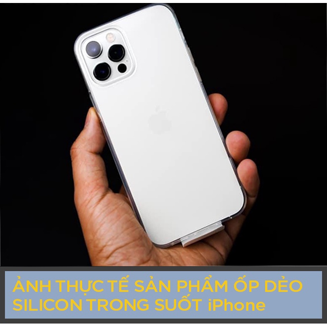 Ốp iPhone silicon trong suốt cho 6/6s/6plus/6s plus/7/8/7plus/8plus/x/xs/xs max/11/12/13/pro/promax - Orio