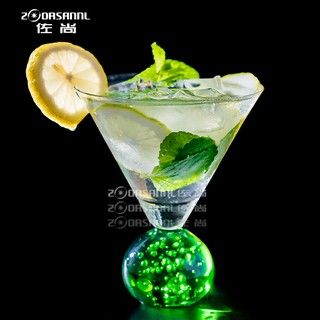 Ly Thủy Tinh Uống Cocktail Hình Tròn Sáng Tạo
