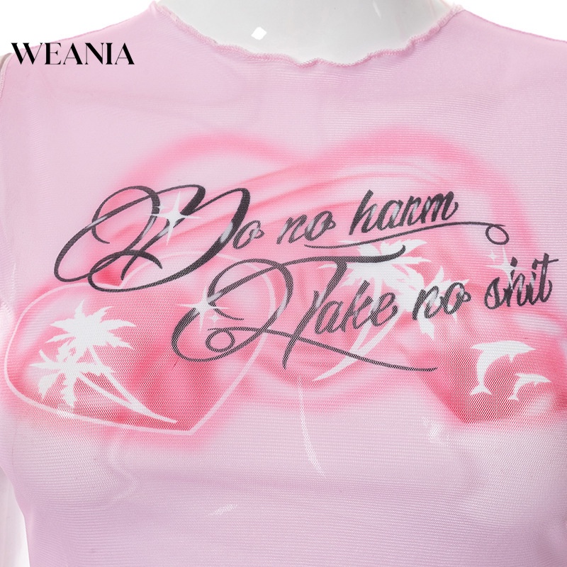 Áo Tank Top Sát Nách Phối Lưới Hoạ Tiết Chữ Thiết Kế Thanh Lịch