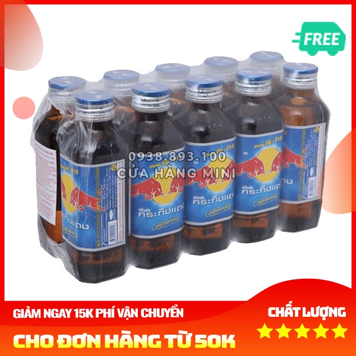 Combo 10 Chai Nước Tăng Lực Red Bull Thái Lan