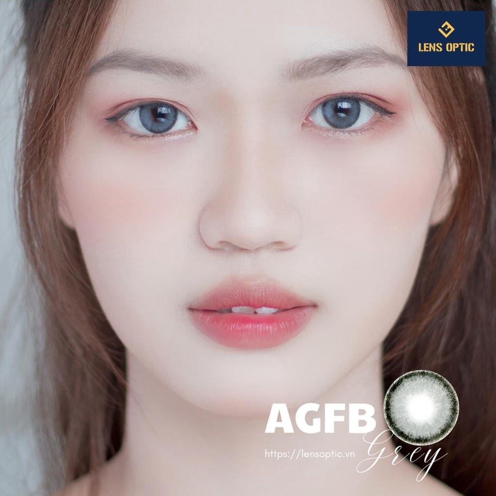 Lens xám tây dùng 6 tháng AGFB (-0.00 đến -6.00), lens mắt cận có màu - Lens Optic