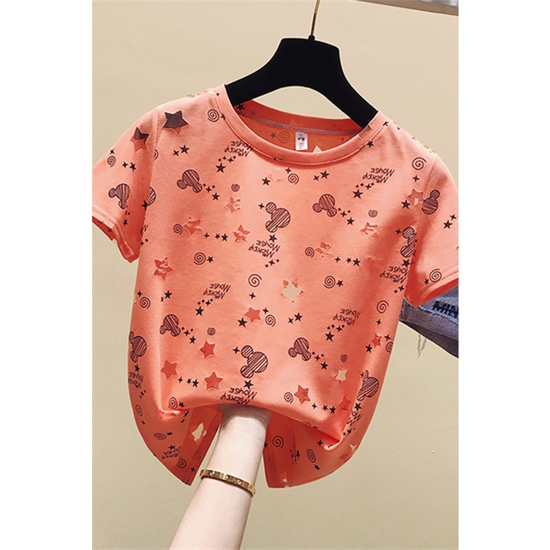 Áo thun nữ sao lấp lánh chất đẹp 2022