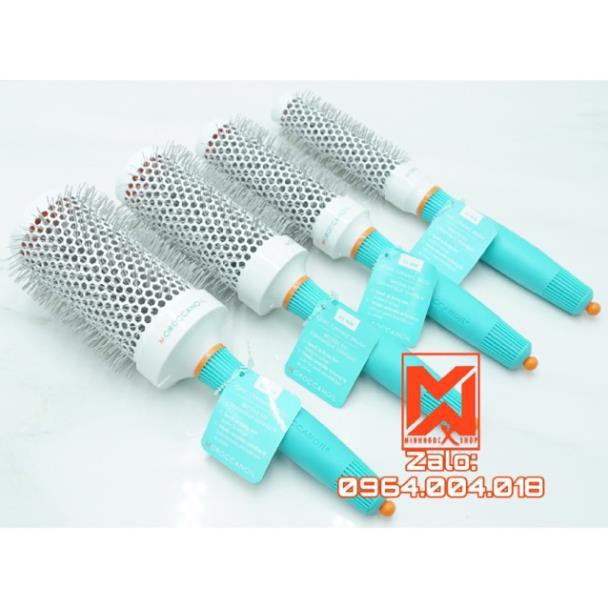 [ Đủ Size ] Lược Tròn Gốm Sấy Xoăn Moroccanoil Ceramic Round Brush Chính Hãng