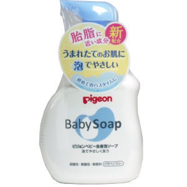 Sữa tắm gội trẻ em Pigeon Baby Soap Nhật Bản 500ml