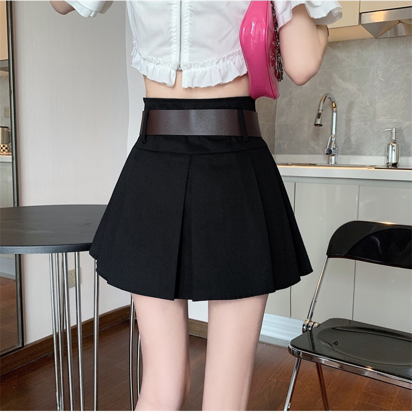 Chân Váy Ngắn Xếp Li Lưng Cao Gợi Cảm Thời Trang Mùa Hè Cho Nữ