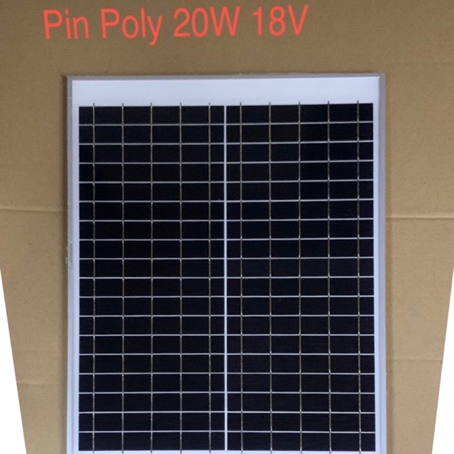 Pin mặt trời mono 20w-18v (Lc Studio👍)