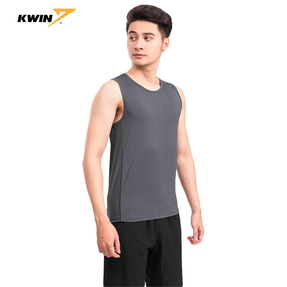 Áo tanktop nam Kwin phom dáng slimfit nam tính khỏe khoắn co giãn thoải mái KTT002S9