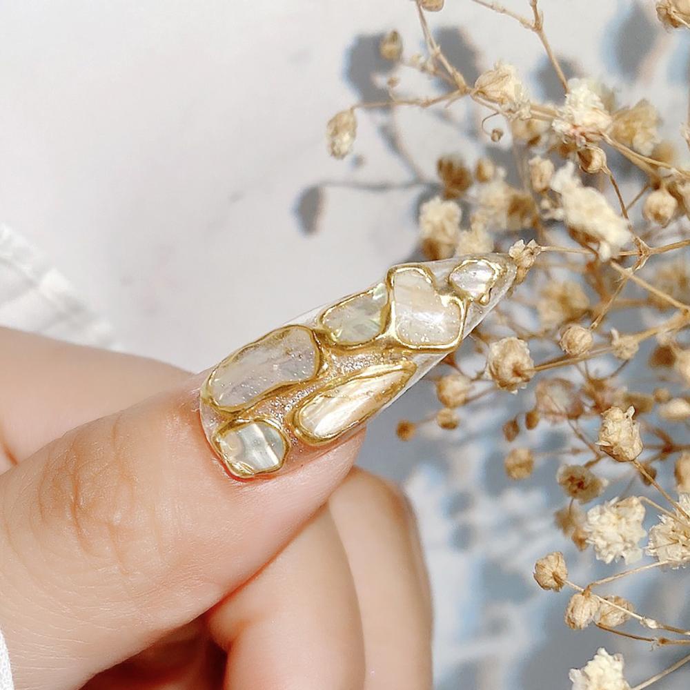 Phụ Kiện Trang Trí Móng Tay Hình Vỏ Sò Nhiều Kích Cỡ Chất Lượng Cao