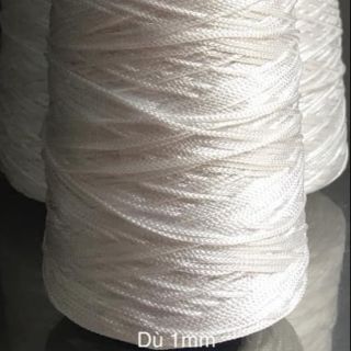 10 mét dây dù 1mm trắng
