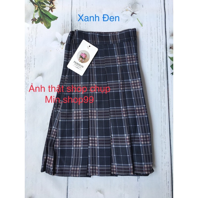 Chân váy kẻ Caro Tenis xếp ly Quảng Châu | BigBuy360 - bigbuy360.vn