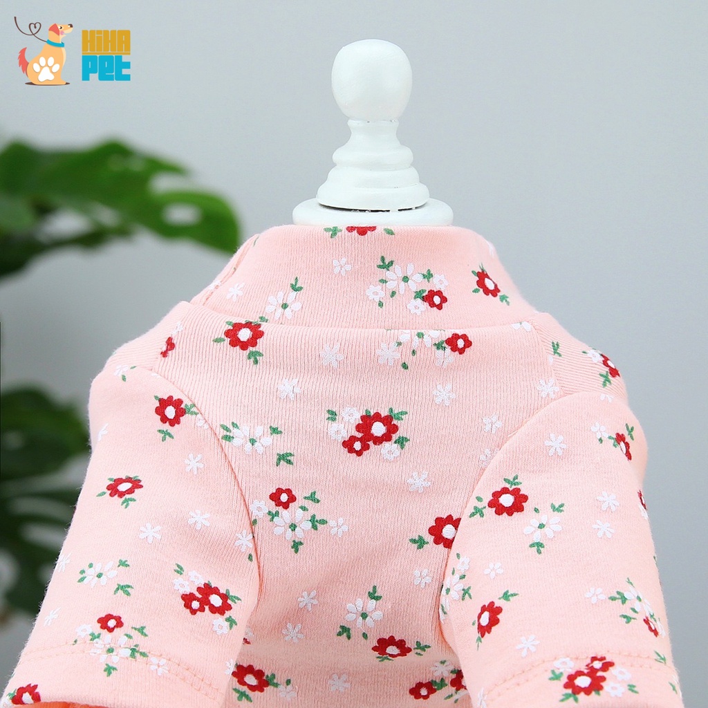 Quần Áo Cho Chó Mèo Thun Quần Áo Thú Cưng Cotton Mặc Ngủ Giá Rẻ Hihapet.