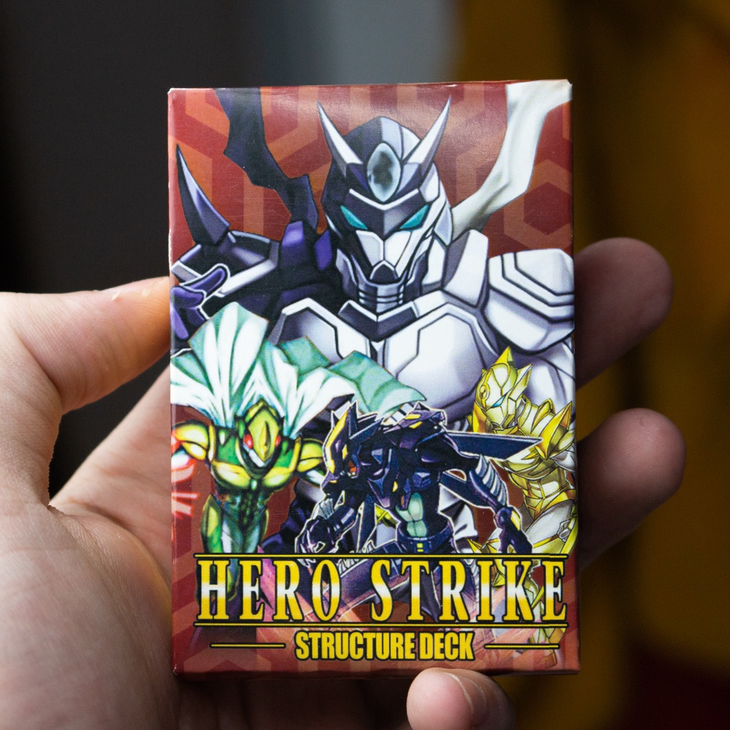 Bộ bài Hero Strike Structure Deck của Jaden Yuki card bài yugioh có tem chất lượng cao full hộp
