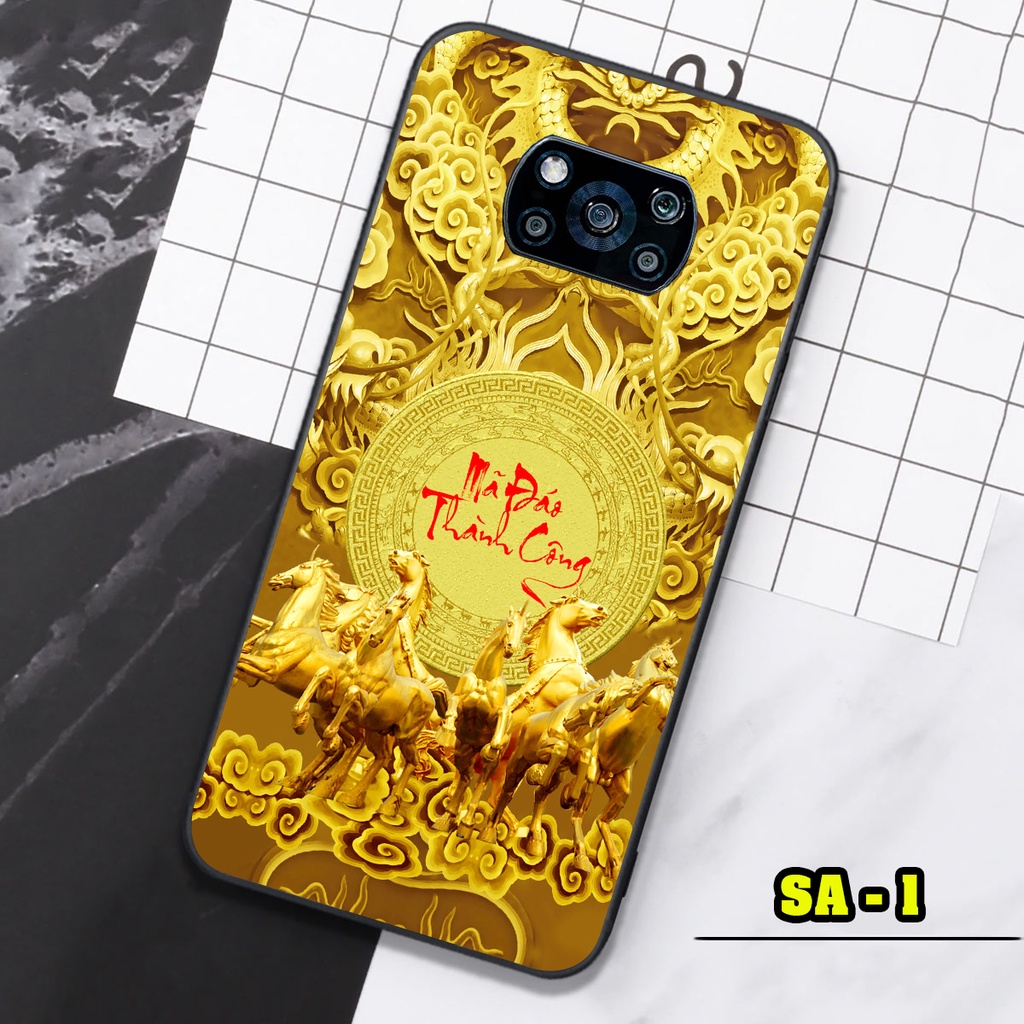 Ốp lưng kính in 3D dành cho điện thoại Xiaomi Poco X3 NFC - Poco X3 Pro - Poco M3/Redmi 9T hình 12 con giáp tài lộc