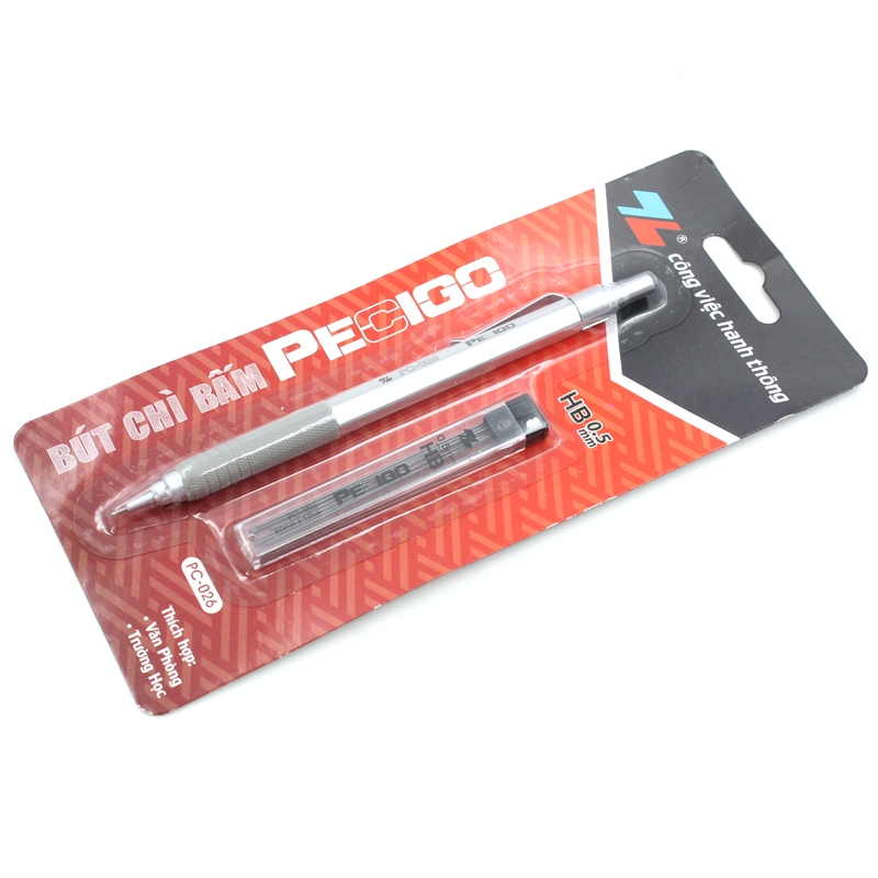 Bộ Bút Chì Bấm HB 0.5 mm + Ngòi Chì - Thiên Long PC-026 (Mẫu Màu Giao Ngẫu Nhiên)