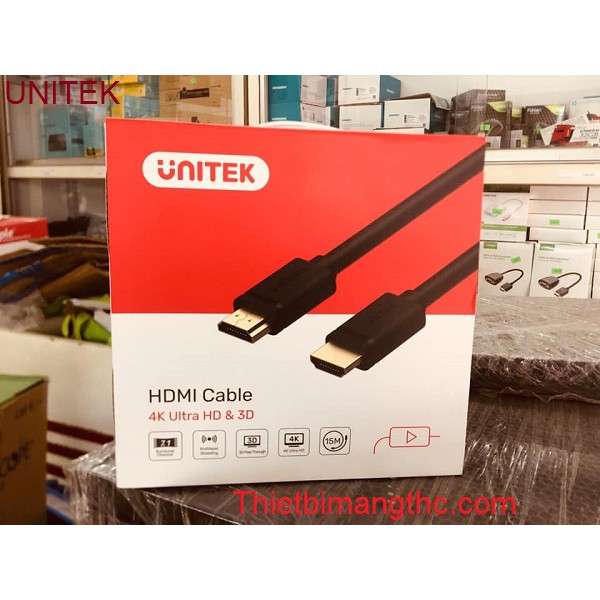 Dây cáp HDMI UNITEK 10m 15m 20m 25m 30m chính hãng