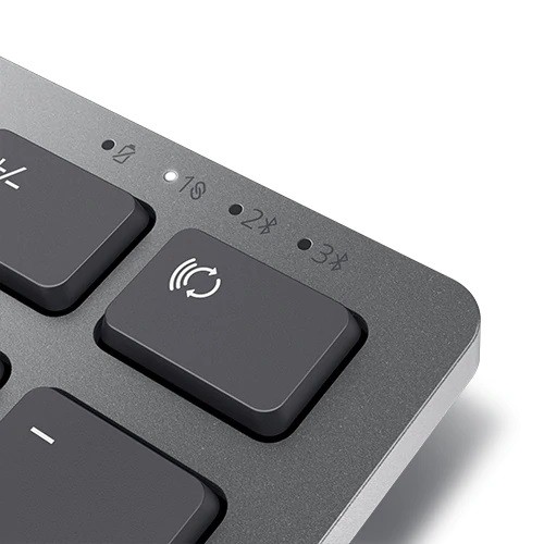Bộ phím chuột Dell KM7321W Premier Multi Device Keyboard and Mouse không dây KM 7321 W kết nối 3 máy 2 Bluetooth+1 USB