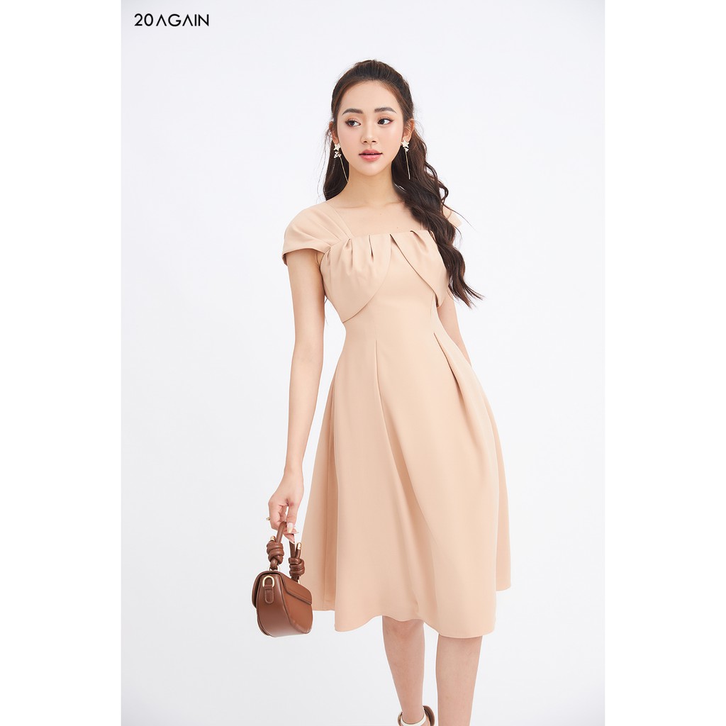 Đầm xòe xếp ly ngực 20AGAIN DEA1490 | BigBuy360 - bigbuy360.vn