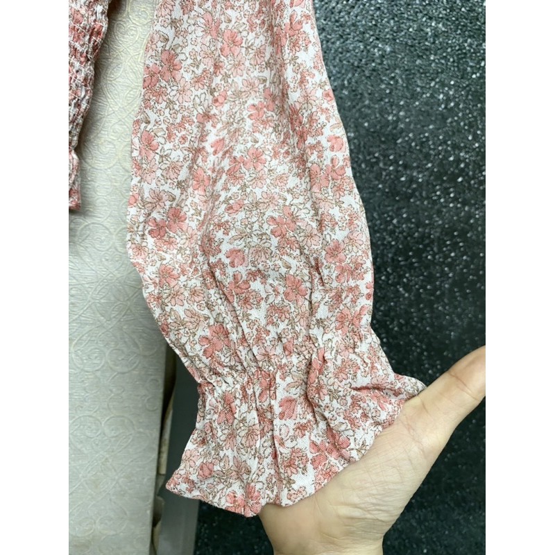 Áo hoa tay dài Vnxk | BigBuy360 - bigbuy360.vn