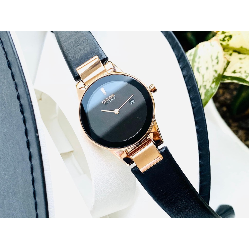 Đồng Hồ Nữ CITIZEN Eco-Drive Axiom GA1058-16E Chính Hãng Tặng Dây Da Cao Cấp