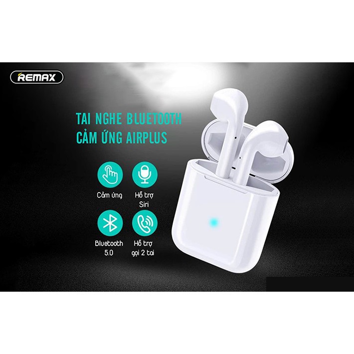 Tai Nghe Bluetooth Remax Tws Air Plus - Dòng Cảm Ứng Bluetooth 5.0 - Thế Giới Phụ Kiện Số - TT Shop