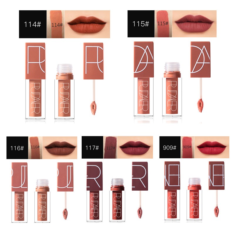 Bộ 5 son môi Pudaier chất lì lâu trôi chống thấm nước 180g