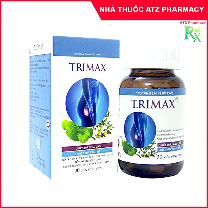 Trimax - Gel / Trimax bôi và viên uống Hỗ trợ người bị trĩ - Atzpharmacy
