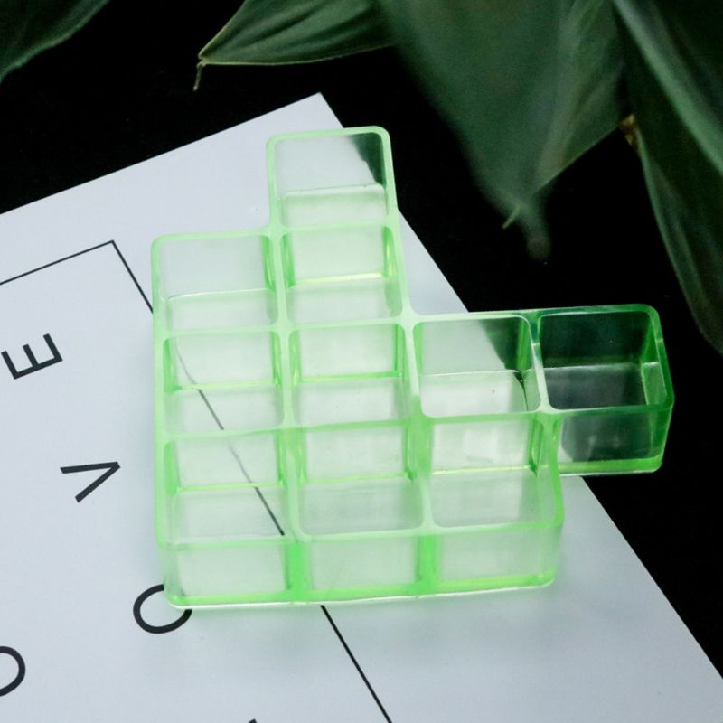 Khuôn Làm Hộp Đựng Son Môi Hình Vuông Bằng Nhựa Epoxy Độc Đáo DIY