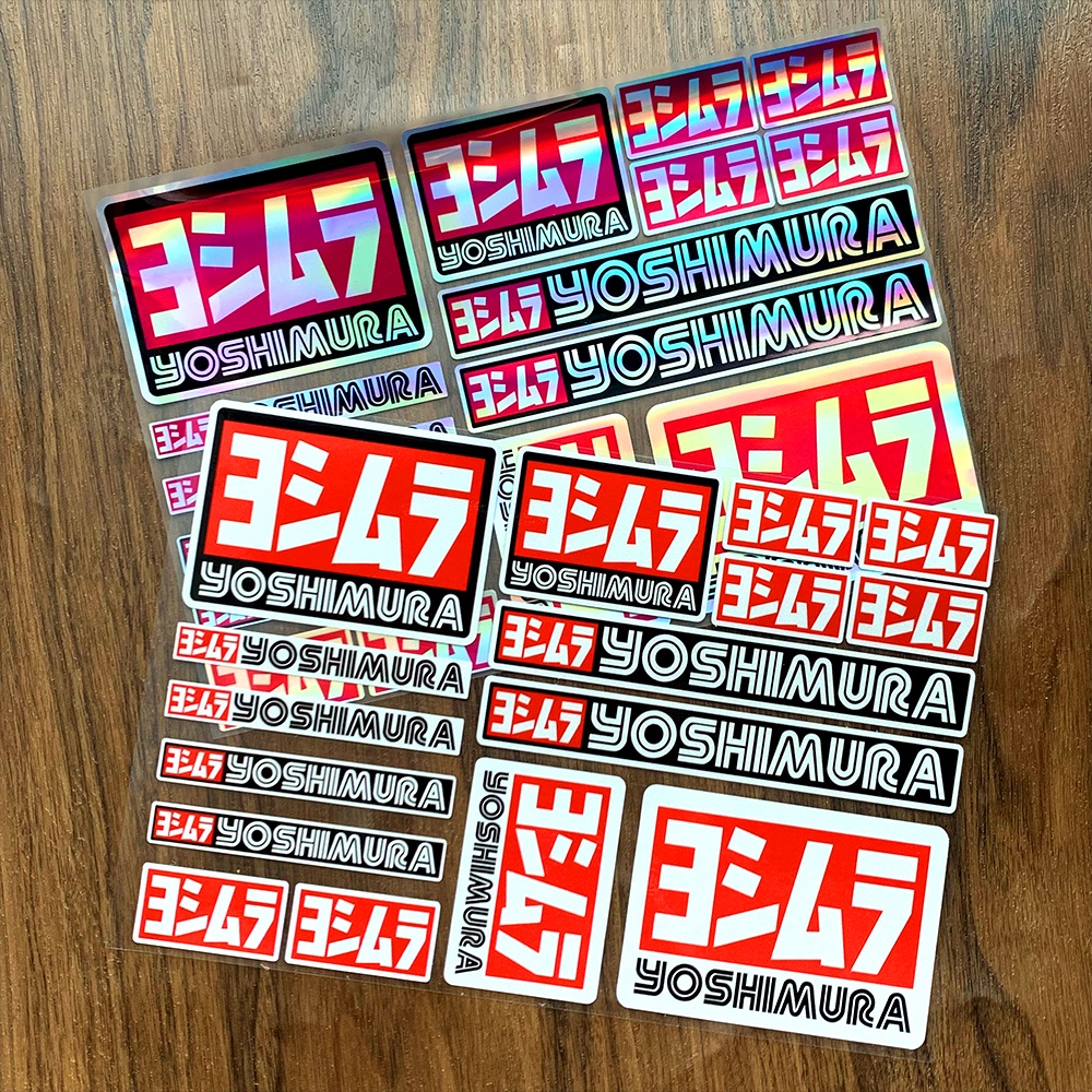 Nhãn dán phản quang Yoshimura JDM Decal chống nước Trầy xước Dán bảo vệ