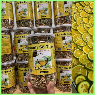 Trà Chanh Sả Lá Dứa giảm mỡ cực kỳ tốt giúp hơi thở thơm tho hộp 100gr