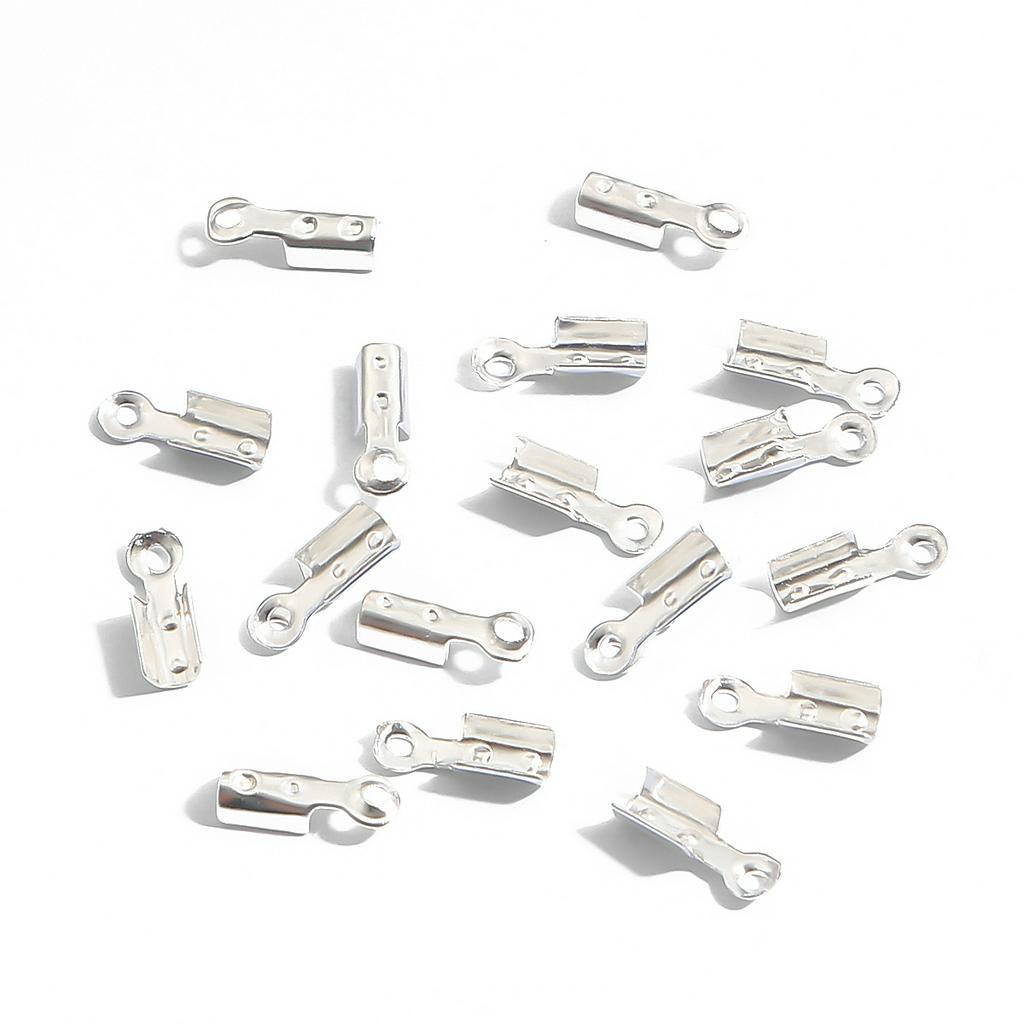 Beadia Phụ Kiện Dây Chuỗi Xích Bằng Da Phối Chuỗi Sắt 2mm Chuyên Dụng