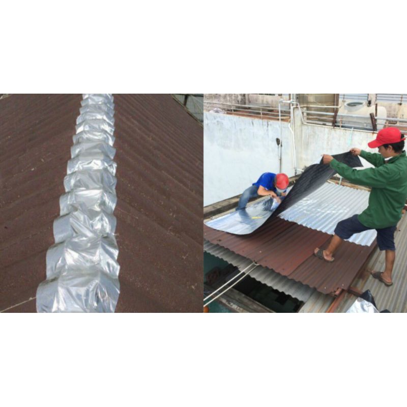 (1mx1m) (loại tốt,dày) Tấm keo dán chống thấm chống dột mái tôn Hàn quốc đa năng xử lý siêu tốc