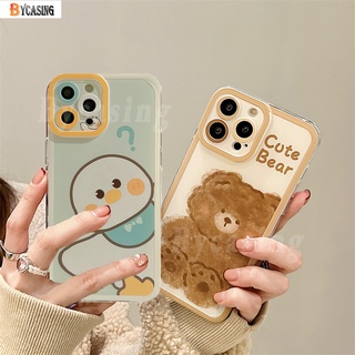 Ốp Điện Thoại TPU Mềm Trong Suốt In Hình Dễ Thương Cho iPhone13 Pro Max 12 11 6S 7 8 Plus XS XsMax XR