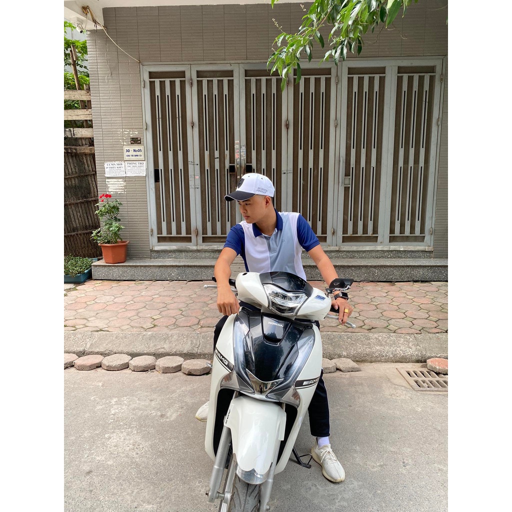 Nón kết Mũ lưỡi trai Ferrari mix đen trắng tinh tế Free size