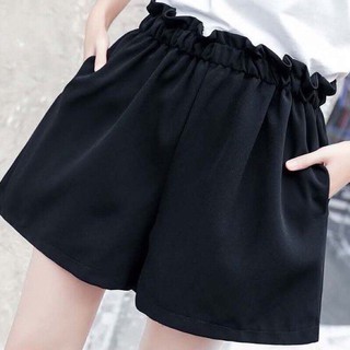 Quần đùi nữ Ulzzang cạp cao ống rộng - Quần short nữ bigsize cao cấp từ 45kg đến 85kg
