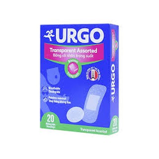 Băng Cá Nhân Trong Suốt Urgo Transparent 4 Size 20 Miếng