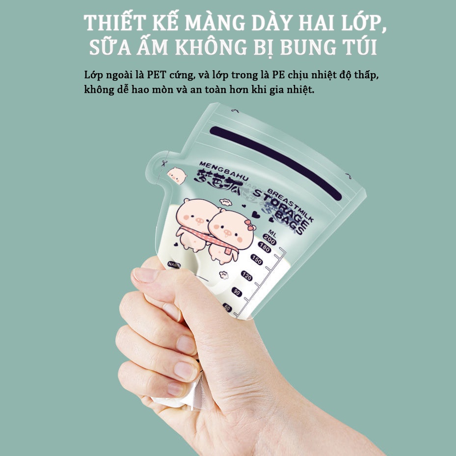 Túi trữ sữa mẹ hoạt hình