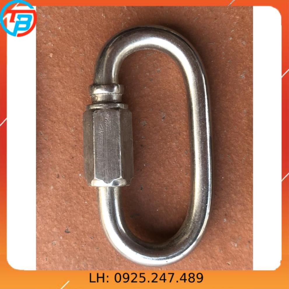 Móc nối xích, khóa xích INOX [ Phi 4mm ] CÁP THÉP Thái Bình VinàN