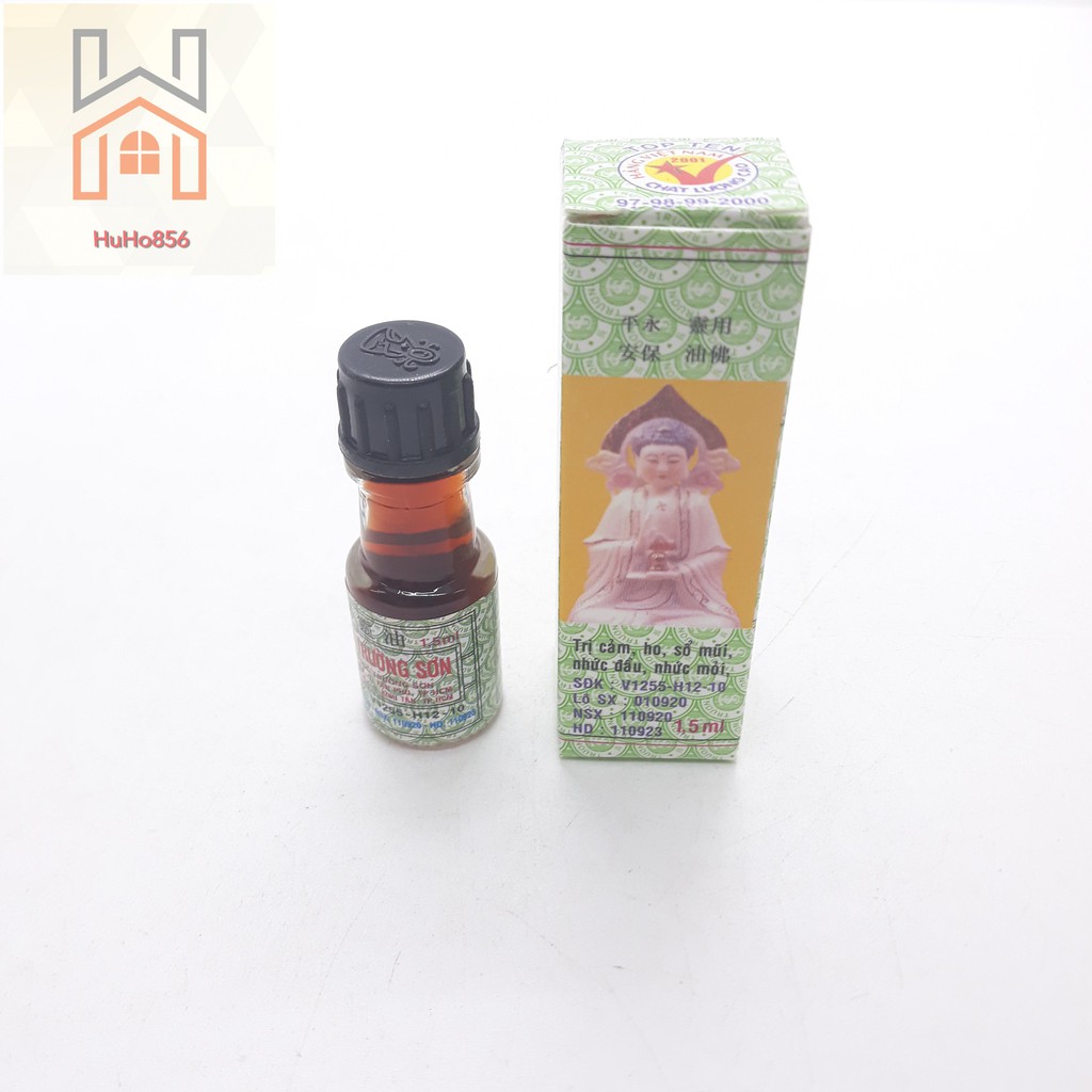 Dầu Phật Linh Trường Sơn - Chai 1,5ml &amp; 5 ml