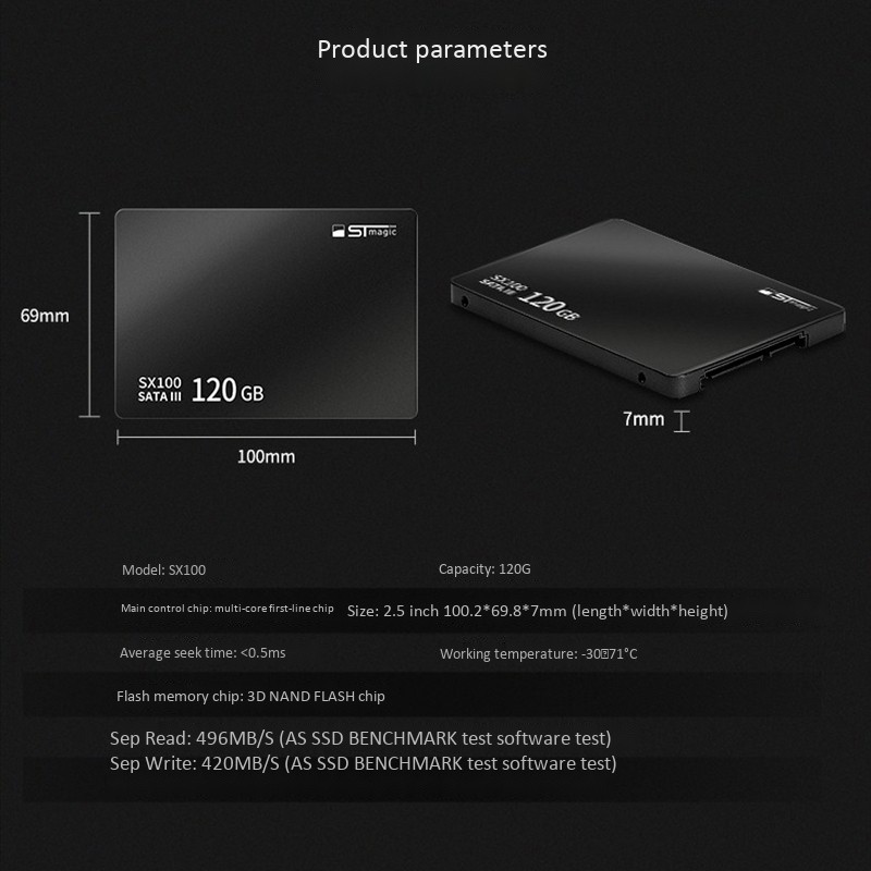 Ổ Cứng Ngoài 60g Stmagic Sx100 Ssd Sata 3.0 Cho Notebook | BigBuy360 - bigbuy360.vn