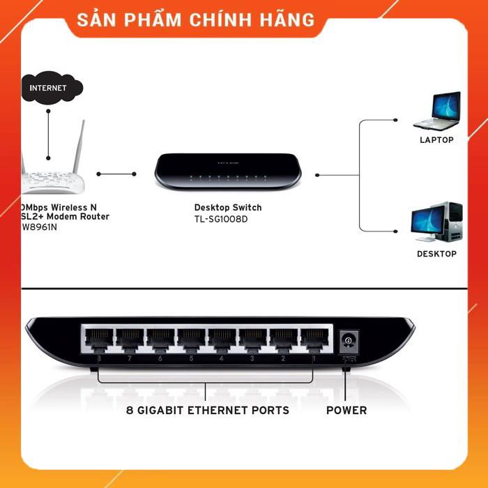 Bộ chia cổng mạng TPLink 8 cổng Tl_SG1008D dailyphukien