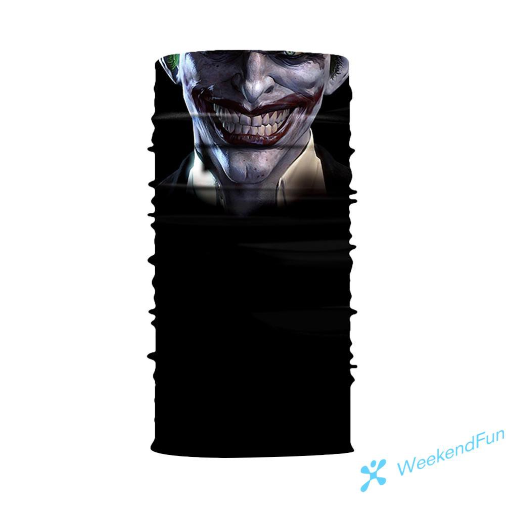 Bicycle Motorcycle Windproof Clown Half Face Mask Outdoor Balaclavas Scarf