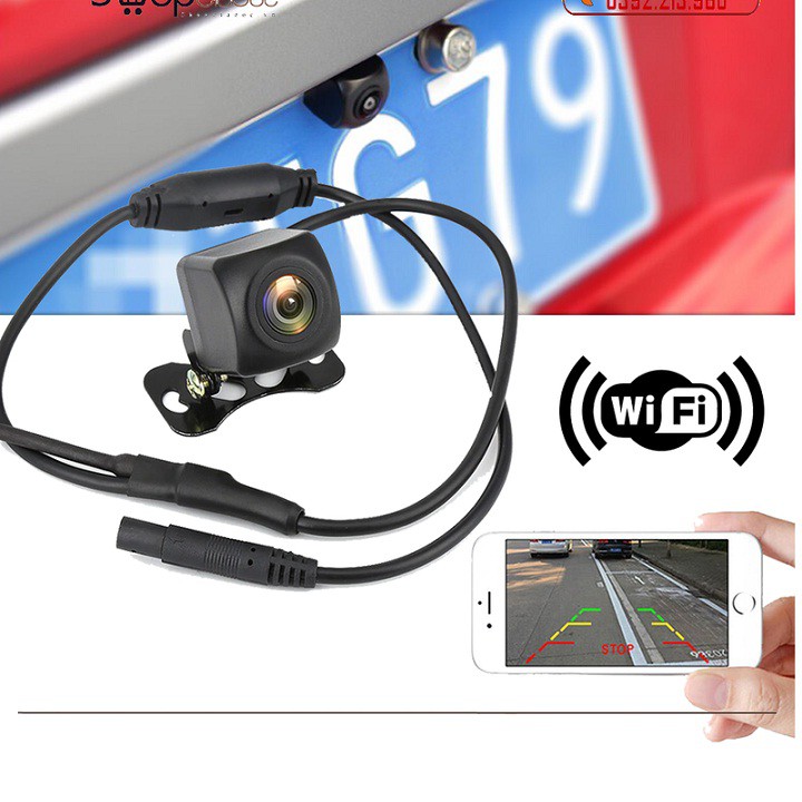 Camera Lùi Kết Nối Wifi Xem Trên Điện Thoại Dành Cho Ô Tô F-Car